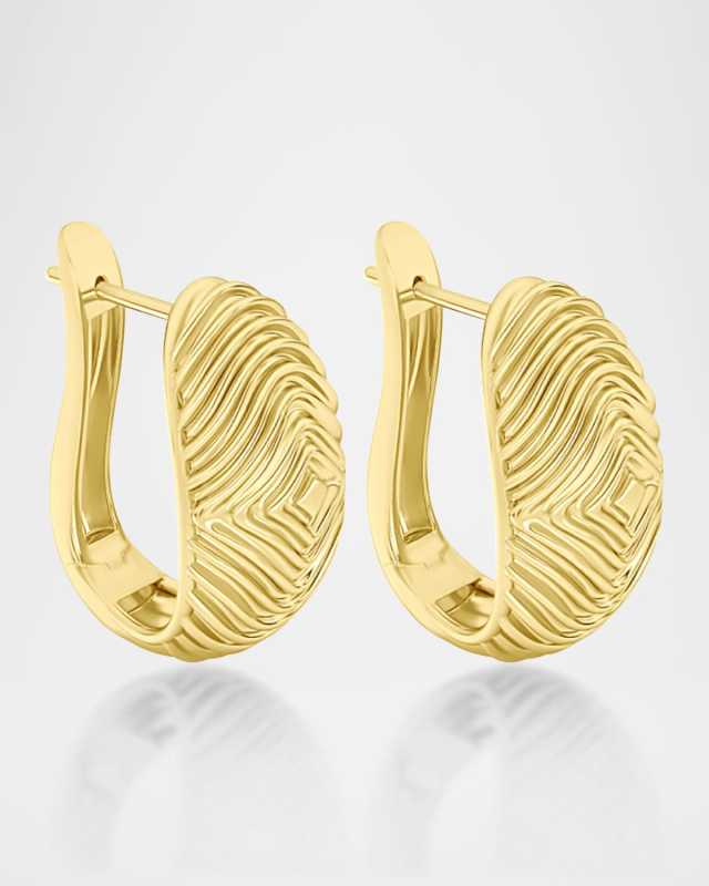 18K Veni Large Hoop Earrings
